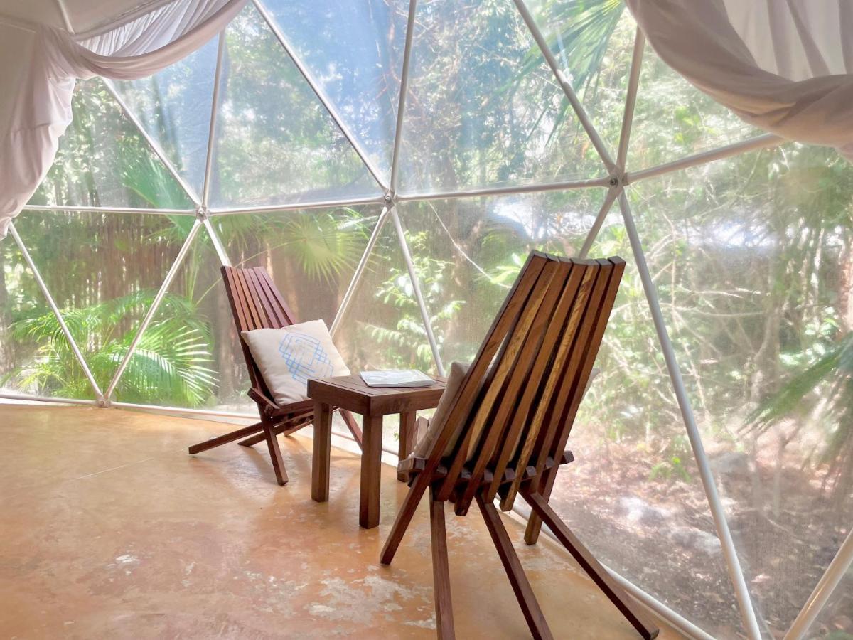 Ku Kuk Glamping Apartment Chemuyil Luaran gambar