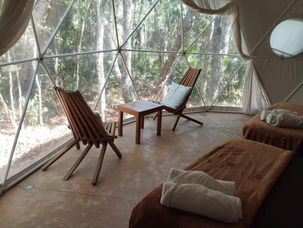 Ku Kuk Glamping Apartment Chemuyil Luaran gambar